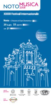 Locandina Noto Musica 2008