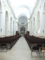 La cattedrale di Noto, navata centrale