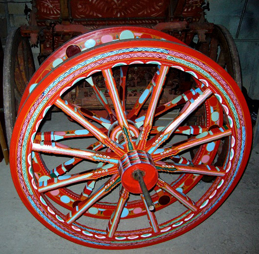 Ruote carretto siciliano